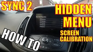 Ford Sync 2 / My Touch - Hidden Diagnostic Menu - Screen Calibration