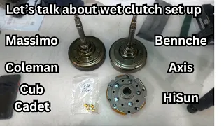 Let's talk about wet clutch setup, adding slugs & the many issues we all have.