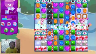 Candy Crush Saga Level 5378 - 2 Stars, 23 Moves Completed