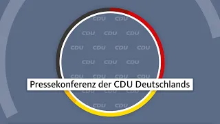 Pressekonferenz mit Armin Laschet nach den Gremiensitzungen der CDU Deutschlands.