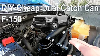 2012-2021 Ford F150 Ecoboost Cheap Dual Catch Can DIY