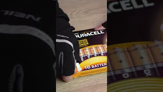 Эксперимент с батарейками Duracell #Shorts