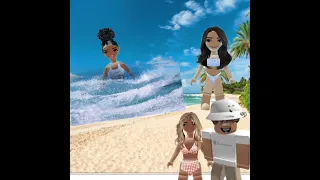 Preppy beach trip 🌺 #roblox #preppy  #beach