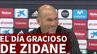 El día más gracioso de Zidane: ¿quién es mejor Cristiano o él? | Diario AS