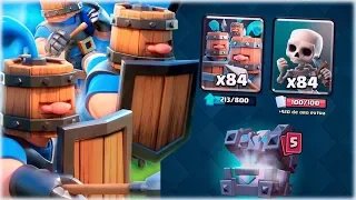 ABRIENDO COFRES A POR LA NUEVA CARTA *RECLUTAS REALES* en Clash Royale - WithZack