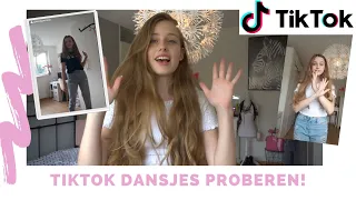 TIKTOK DANSJES uitproberen! 😂 // Tara IJzerman