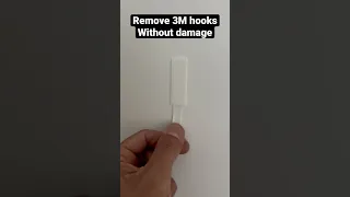 Remove 3M hooks without damage