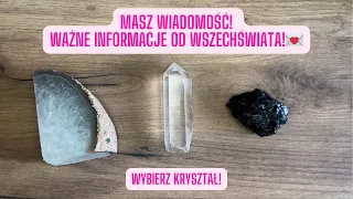 MASZ WIADOMOŚĆ!💌😍WAŻNE INFORMACJE OD WSZECHŚWIATA🤔🤩❤️‍🔥 Tarot - wybierz grupę 🔮