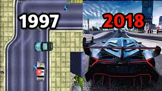 Evolution Of Grand theft auto GTA 1997 - 2018