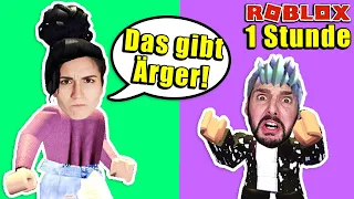 1 STUNDE STRESS MIT FAMILIE WOLKE! Wenn Baby Kaan und Mama Dania sich streiten...[Roblox Deutsch]