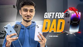 GIFTING IPHONE 14 PRO MAX TO MY DAD | Vlog