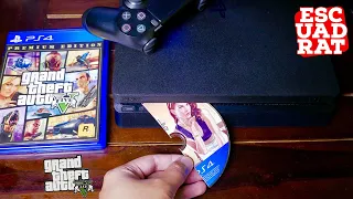 What Happens When ? Inserting Break Game Disc GTA 5 Premium Edition to PS4? (English)