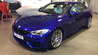 BMW M4 Competition Convertible after it's Siramik APT Based Enhancement Detail by BrCarDetailing