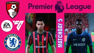 EA Sports FC 24 - AFC Bournemouth Vs. Chelsea - Premier League 23/24 Matchday 5 | Full Match