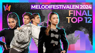 🇸🇪 Melodifestivalen 2024: My Top 12 (Final) | Eurovision 2024 (Sweden)