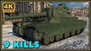 Type 5 Heavy - 9,7K Dmg - 1 VS 4 - World of Tanks Gameplay - 4K Video