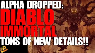 DIABLO IMMORTAL TECHNICAL ALPHA DROPPED!! TONS OF NEW DETAILS REVEALED TODAY!! 3 VIDEOS IN 4K!