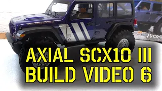 Axial SCX10 III Build Video 6 - Steps J1-J8