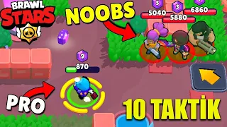 NOOB'U PRO YAPAN 10 İNANILMAZ TAKTİK! - Brawl Stars