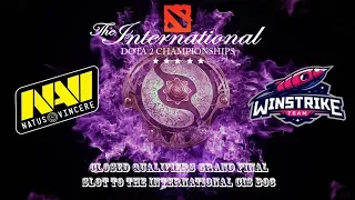 TI 9 2019 | NaVi vs Winstrike Team | GRAND FINAL FOR SLOT TO THE INTERNATIONAL 9 2019 CIS | BO5