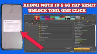 REDMI NOTE 10 S 4G FRP SESET UNLOCK ONE CLICK DONE MIUI 14 NEW SECURITY