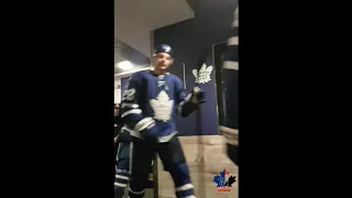 Toronto Maple Leafs - William Nylander at practice and game moments - December 6, 2018
