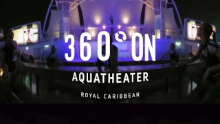 360 On Royal Caribbean: AquaTheater High Dive | Harmony of the Seas