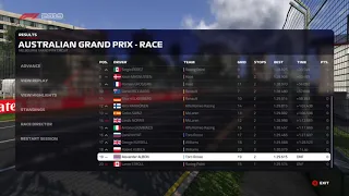 F1 2019 Career Mode: Australian GP Results & Race Highlights