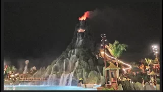 Her First Time At Volcano Bay Water Park | The Spirit Of The Volcano, Night Eruption & New Rafts!