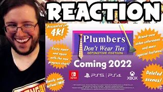 Gor's "Plumbers Don't Wear Ties: Definitive Edition" Limited Run Trailer REACTION (LET'S GO!)