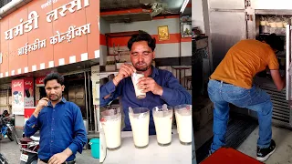 Indore ki Famous Ghamandi Lassi ke 4 Glass ko 1.5 Min mai khatam karne ka challenge