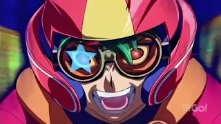 Yuya summons Dark Rebellion XYZ Dragon (English Dub, Japanese OST.)