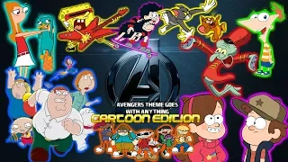 The Avengers Theme Song Goes With Anything - Cartoon Edition