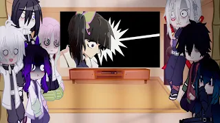 hashira's react to funny animation || 1/? || kny/demon slayer || reaction || gacha club