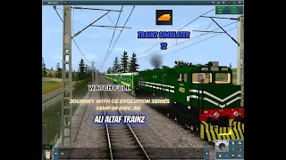 JOURNEY WITH GEU 20 AND MIX RAKE IN TRAINZ 12#trainzsimulator #addonstrainzandroid