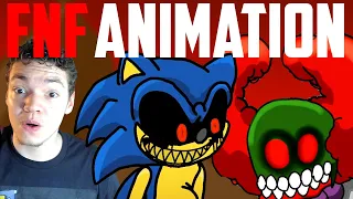 Sonic.EXE vs Tricky - 2 ENDINGS (REACTION VIDEO)