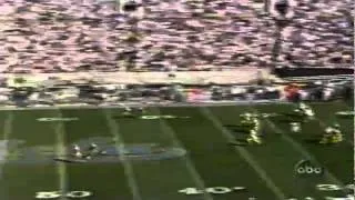 Oregon safety Brandon McLemore buries a punt returner as soon as he catches it vs. UCLA 10-17-98