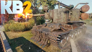 КВ-2 • 8 ФРАГОВ за БОЙ • 2 vs 8 • WoT Gameplay