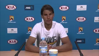Rafael Nadal press conference (1R) - Australian Open 2015
