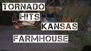 TORNADO HITS HOUSE Bloom, KS 5-17-19 by Val and Amy Castor
