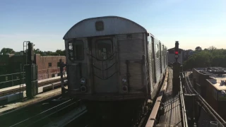 NYC Subway: Budd R32 A Train Departing 80th St - Hudson St