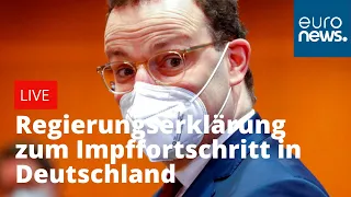 Der deutsche Gesundheitsminister Jens Spahn zur Covid-19-Impfung in Deutschland und Europa