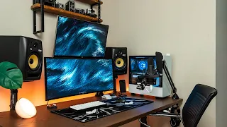 My Most Productive Desk Setup EVER - 2022 Upgrades!