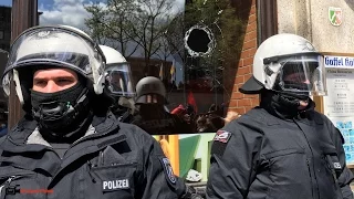 AfD Bundesparteitag 2017 in Köln - mehr als 4.000 Polizisten im Einsatz | 22.04.2017