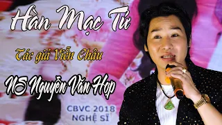 Hàn Mạc Tử - Tác giả Viễn Châu | NS Nguyễn Văn Hợp | Tân Cổ Việt