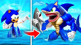 From Sonic To SHARK SONIC In GTA 5!