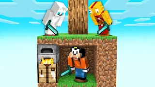 Minecraft: BETOFFY vs ASESINOS en 1 CHUNK 😱🔪 MINECRAFT SPEEDRUN con ALEXY Y POLLOFRITO