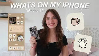 WHATS ON MY IPHONE 11 *fall edition* 🍁 | Minamoo Vlogs