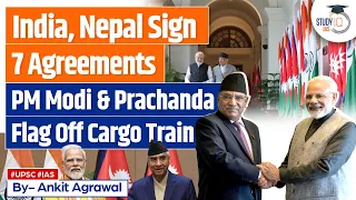 India and Nepal sign seven agreements: PM Modi holds bilateral talks with Nepal's PM | UPSC GS 2