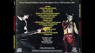 Ozzy Osbourne - Revelation (Mother Earth) - 1982-12-12 Birmingham, England - Rise of Pete Way